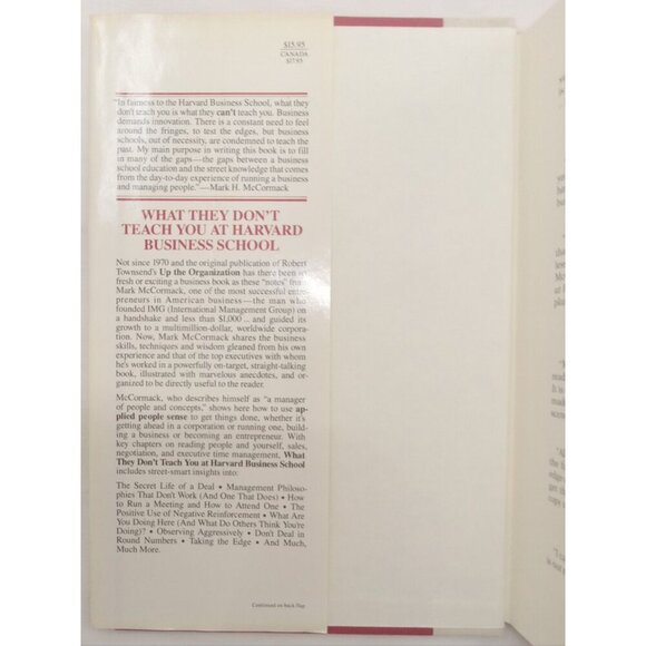 What They Don’t Teach You at Harvard – VG+ Business Strategy Hardcover - Picture 8 of 10